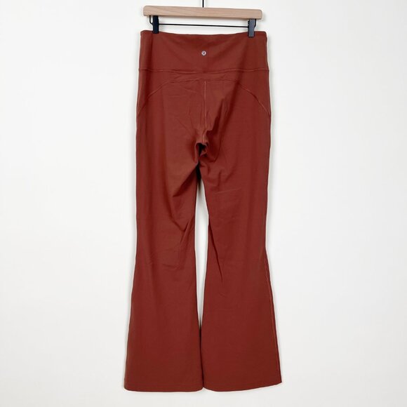 Lululemon Groove Super High Rise Waisted Flared Bell Bottoms Nulu Leggings Pants - Picture 11 of 12